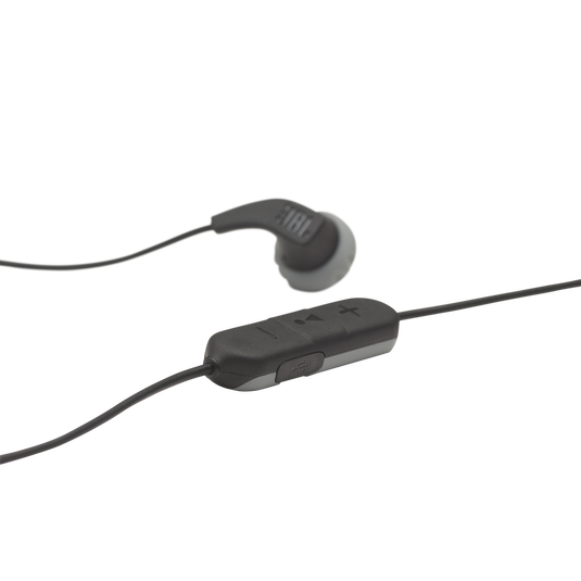 JBL Endurance RUNBT - Black - Sweatproof Wireless In-Ear Sport Headphones - Detailshot 5 image number null